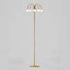 Напольный светодиодный светильник с регулировкой цветовой температуры Ragno 90194 золото