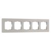 Рамка из стекла на 5 постов Senso дымчатый soft-touch W0053117