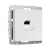 Розетка Ethernet RJ-45 cat. 6A экранированная (белый матовый) W5120001