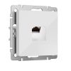 Розетка Ethernet RJ-45 cat. 6A экранированная (белый) W5120101