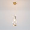 Подвесной светодиодный светильник со стеклянным плафоном 50267/1 LED латунь
