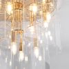 Умная потолочная люстра со стеклянными плафонами 60170 золото
