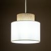 Подвесной светильник с тканевым рассеивателем 10078 Duo