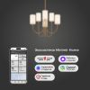 Умная подвесная люстра 60164/6 латунь