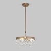 Умная потолочная люстра с хрусталем 60165/3 латунь