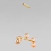 Подвесной светильник со стеклянными плафонами 4549 Estera Gold
