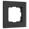 Рамка из стекла на 1 пост Senso черный soft-touch W0013108