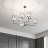 Умная потолочная люстра 60144/6 хром
