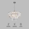 Умная подвесная люстра с хрусталем 10130/8 хром