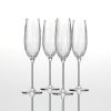 Хрустальные бокалы Strotskis Adajio, шампанское (4 шт.) 0603/4