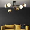 Умная потолочная люстра в стиле лофт 70129/6 латунь Smart