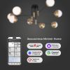 Умная потолочная люстра в стиле лофт 70129/8 латунь Smart