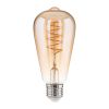 Филаментная светодиодная лампа Dimmable ST64 5W 2700K E27 тонированная BLE2746