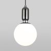 Подвесной светильник со стеклянным плафоном 50197/1 черный жемчуг
