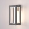Уличный настенный светодиодный светильник Frame LED IP54 1527 TECHNO LED серый
