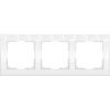 W0032301/ Рамка на 3 поста Flock (белый) W0032301