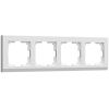Рамка из поликарбоната на 4 поста Stark белый W0041801