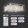 Умная подвесная люстра с хрусталем 312/9 Strotskis Smart