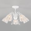 Потолочная люстра с плафонами 30155/5 белый