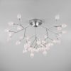 Умная потолочная люстра серебряного цвета 548 Smart