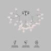 Умная потолочная люстра серебряного цвета 548 Smart