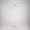 Торшер с хрусталем белый 12205/3F белый