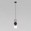 Подвесной светильник с фетровым плафоном 40074/1 синий
