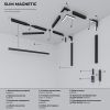 Набор для подвеса 2 м 2 шт Slim Magnetic белый 85094/00
