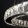 Светодиодная люстра с хрусталем 90023/1 хром