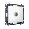MA133010 Комплект механизма TV розетки оконечной ALFA Белый матовый 50-870 MHz 1dB QUANT (AP1330, VM202)