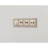 MA312110 Комплект механизма компьютерной двойной розетки RJ-45 с автоматической защитной шторкой ALFA Бежевый глянец QUANT (AP3121, VM189)