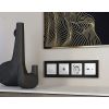 MA413030 Комплект механизма TV розетки проходной ALFA Серебро глянец 5-1000 MHz 4dB QUANT (AP4130, VM211)