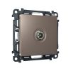 MA643010 Комплект механизма TV розетки оконечной ALFA Темная бронза матовый 50-870 MHz 1dB QUANT (AP6430, VM202)