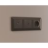 MA643010 Комплект механизма TV розетки оконечной ALFA Темная бронза матовый 50-870 MHz 1dB QUANT (AP6430, VM202)