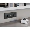 MA915810 Комплект вывода кабеля с фиксатором ALFA Графит мягкое касание QUANT (AP9158, VM238)
