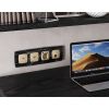 MO612005 Комплект механизма компьютерной розетки RJ-45 экранированной с автоматической защитной шторкой OMEGA Шампань QUANT (OP6120, VM185)