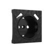 Накладка для розетки USB черный W1279508