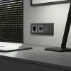 Накладка для розетки USB черный W1279508