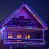 Новогодняя гирлянда нить мульти с эффектом мерцания 10м IP65 400-101 мульти с эффектом мерцания