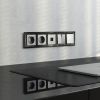 Рамка из стекла на 5 постов Diamant черный WL08-Frame-05