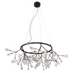 Люстры Crystal Lux EVITA SP45 D BLACK/TRANSPARENT Evita