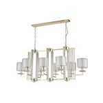 Люстры Crystal Lux NICOLAS SP8 L1000 GOLD/WHITE NICOLAS