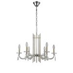 Люстры Crystal Lux AURELIO SP6 GOLD+CHROME/TRANSPARENT Aurelio