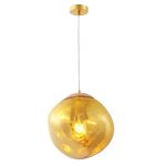 Подвесные светильники Crystal Lux MALAGA SP1 D280 GOLD MALAGA