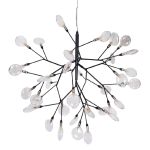 Люстры Crystal Lux EVITA SP36 BLACK/TRANSPARENT Evita