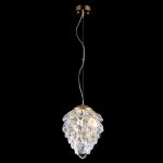 Подвесные светильники Crystal Lux CHARME SP2 GOLD/TRANSPARENT Charme