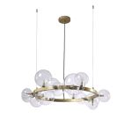 Люстры Crystal Lux AGATA SP15 V2 GOLD/TRANSPARENTE AGATA