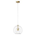 Подвесные светильники Crystal Lux LUISA SP1 BRASS/TRANSPARENT LORO