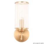 Настенные светильники Crystal Lux GLORIA AP1 BRASS glamour