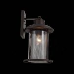 SL080.401.01 Светильник уличный настенный ST-Luce Темный кофе/Прозрачный, Темный кофе E27 1*60W LASTERO